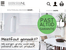 Tablet Screenshot of houtenjaloezieenshop.nl